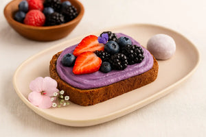 Ube tartines créatives : l’art de sublimer le violet sur toast