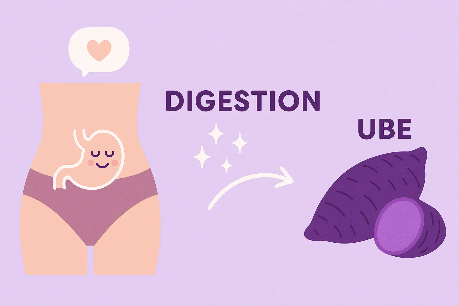 L’ube est-il bon pour la digestion ?